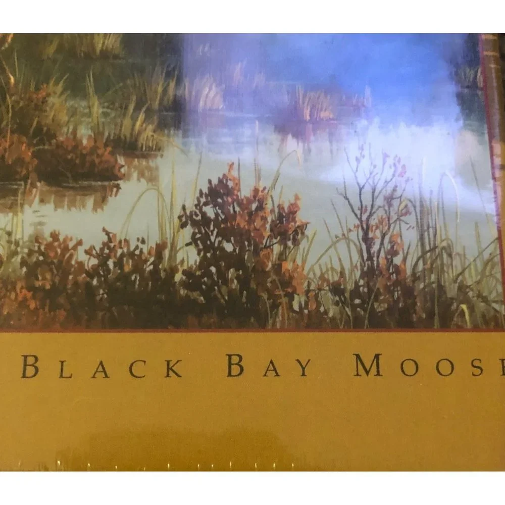 Hautman Brothers Collection Puzzle 1000 Pieces NEW Sealed Black Bay Moose